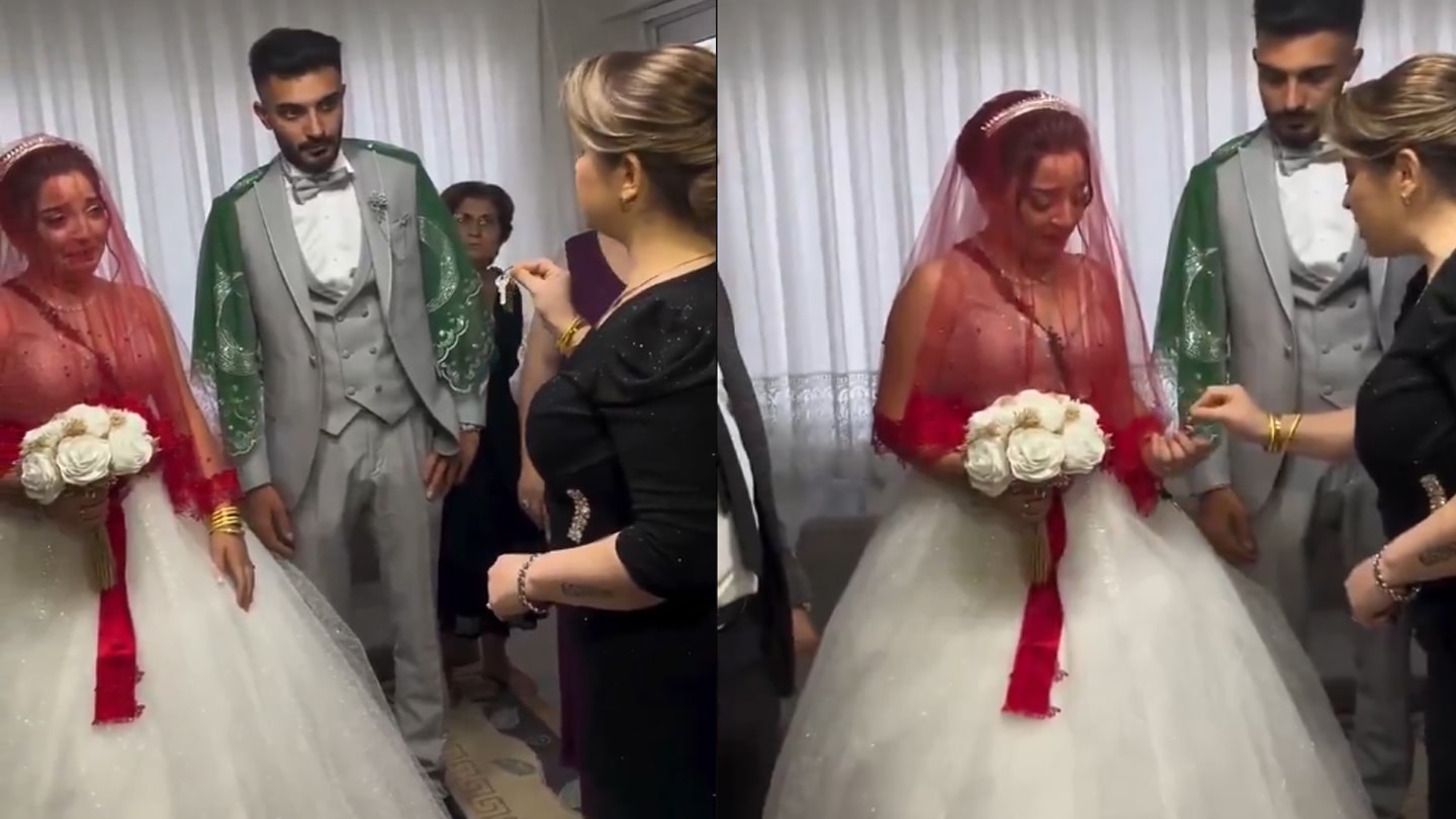 Gelinin annesinin sözleri damadı şoka uğrattı! Video sosyal medyada gündem oldu