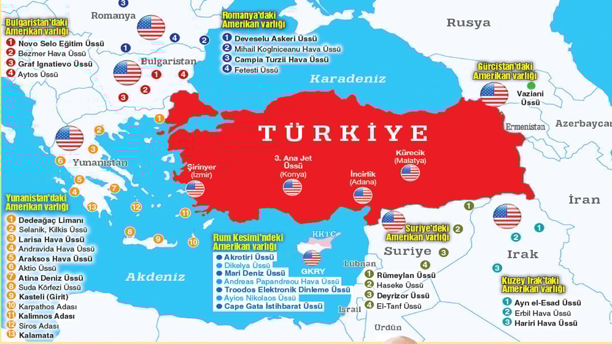 Türkiye’nin etrafı sarıldı!