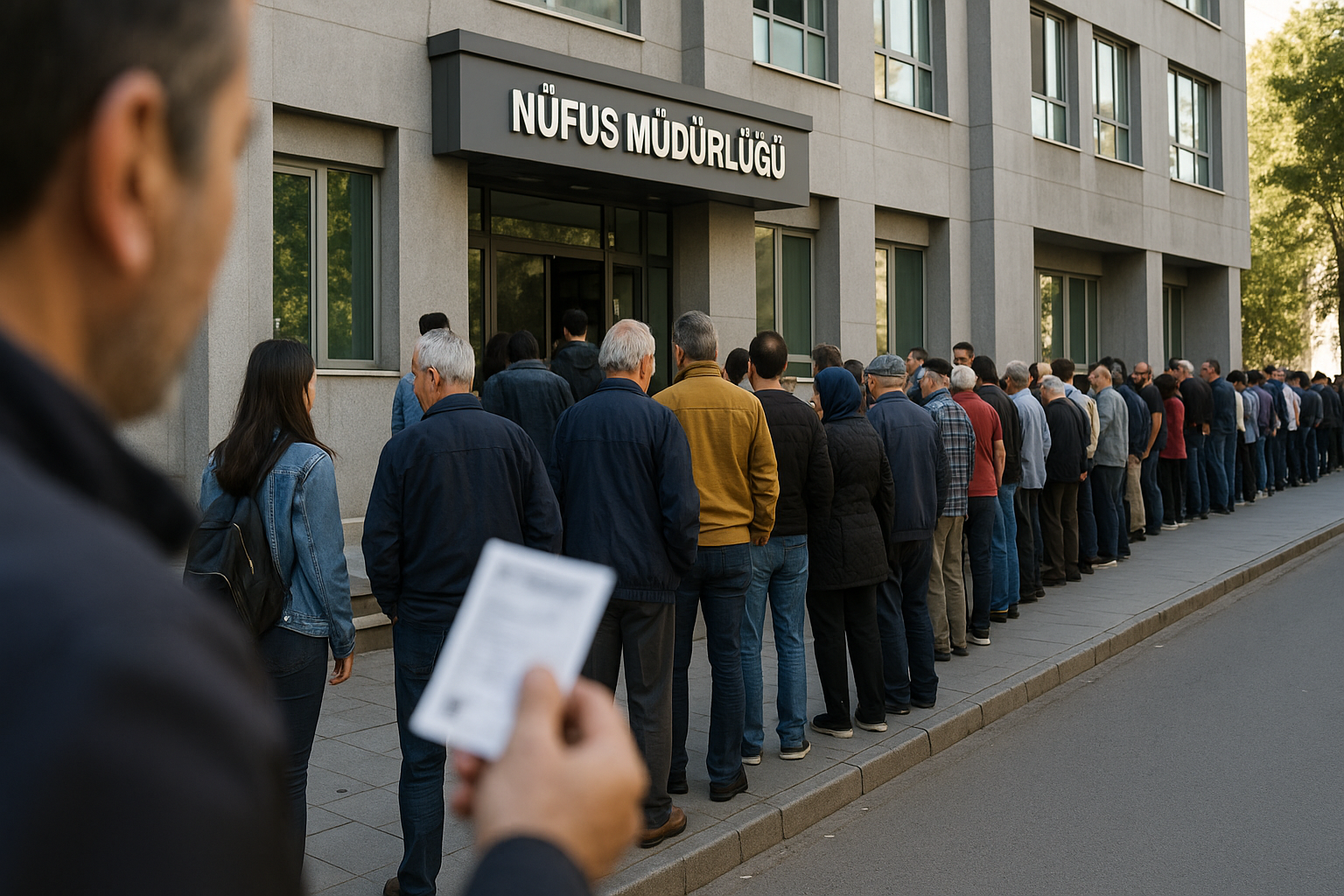 Nüfus Müdürlüklerinde yoğunluk arttı: Bir haftada 115 bin kişi aynı işlem için başvurdu