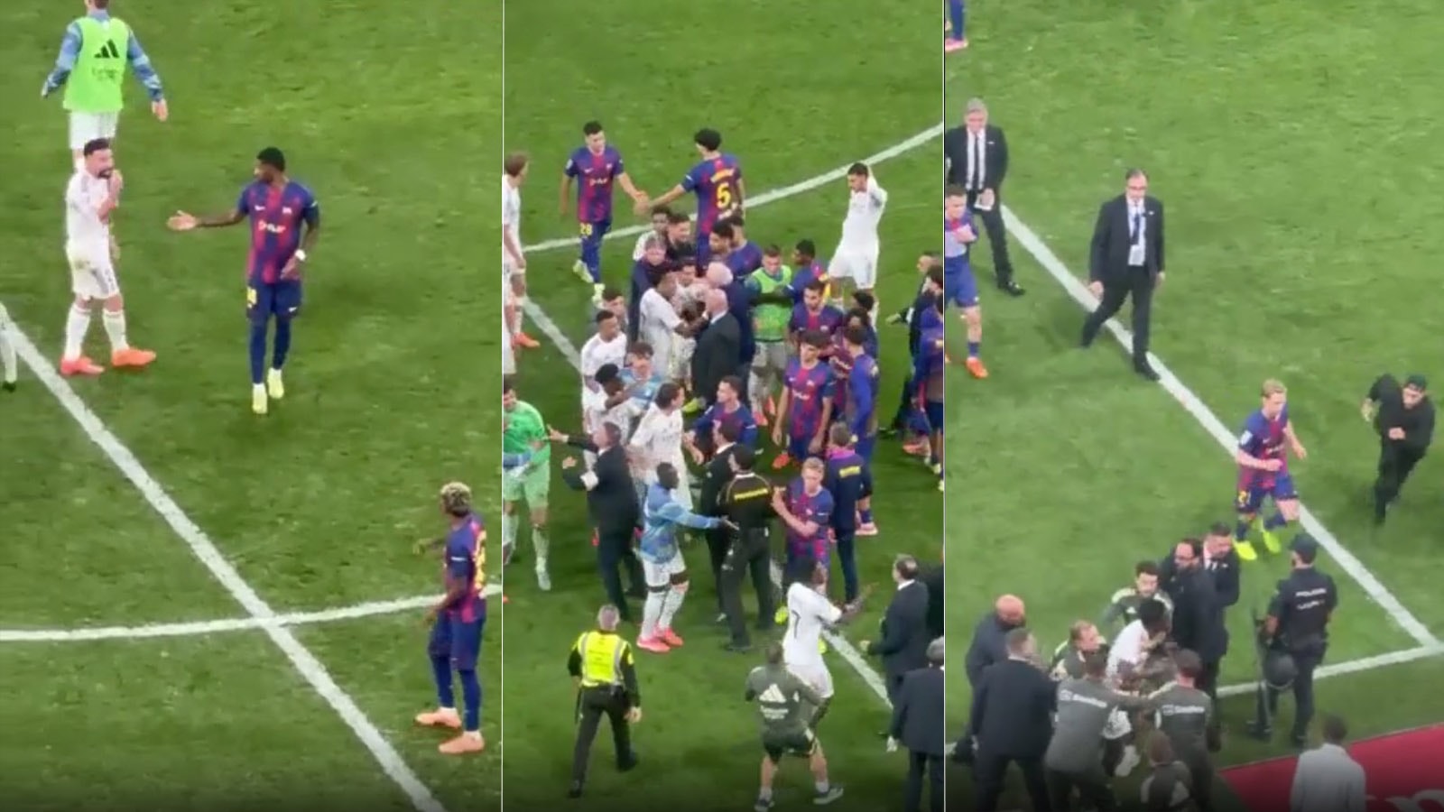 El Clasico'da ortalık karıştı! Dünya yıldızları birbirine girdi