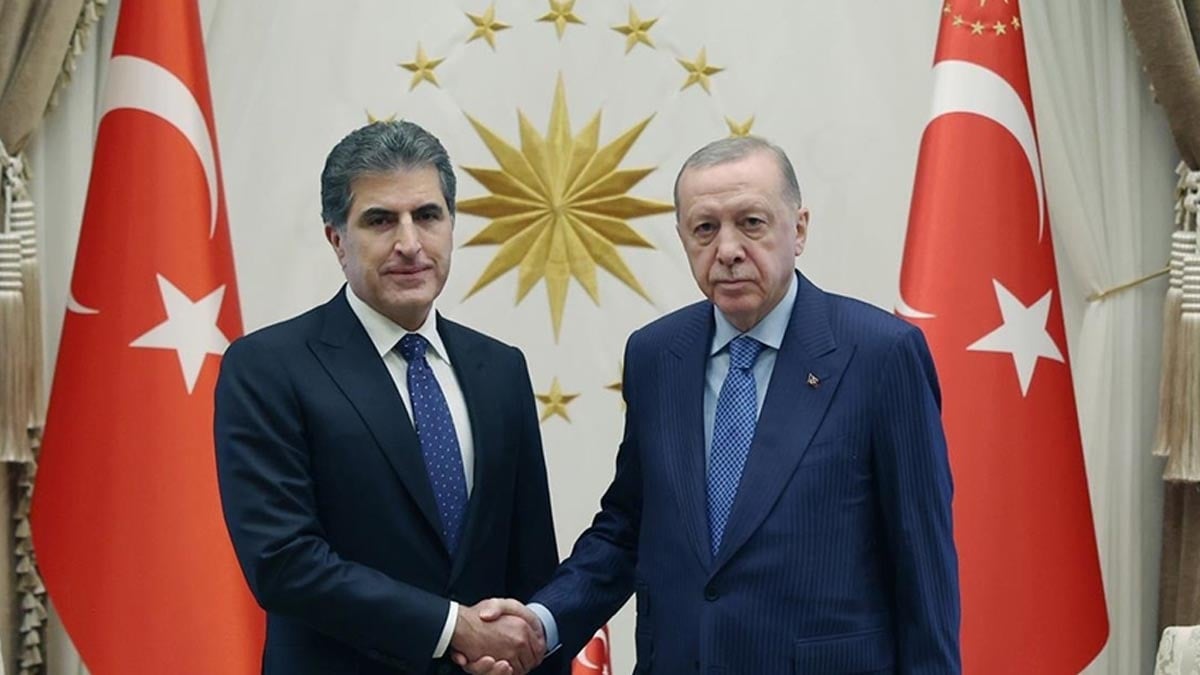 Cumhurbaşkanı Erdoğan, IKBY Başkanı Barzani ile bir araya geldi