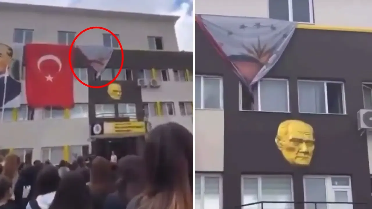 Erdoğan posterini indiren liseli okuldan uzaklaştırıldı