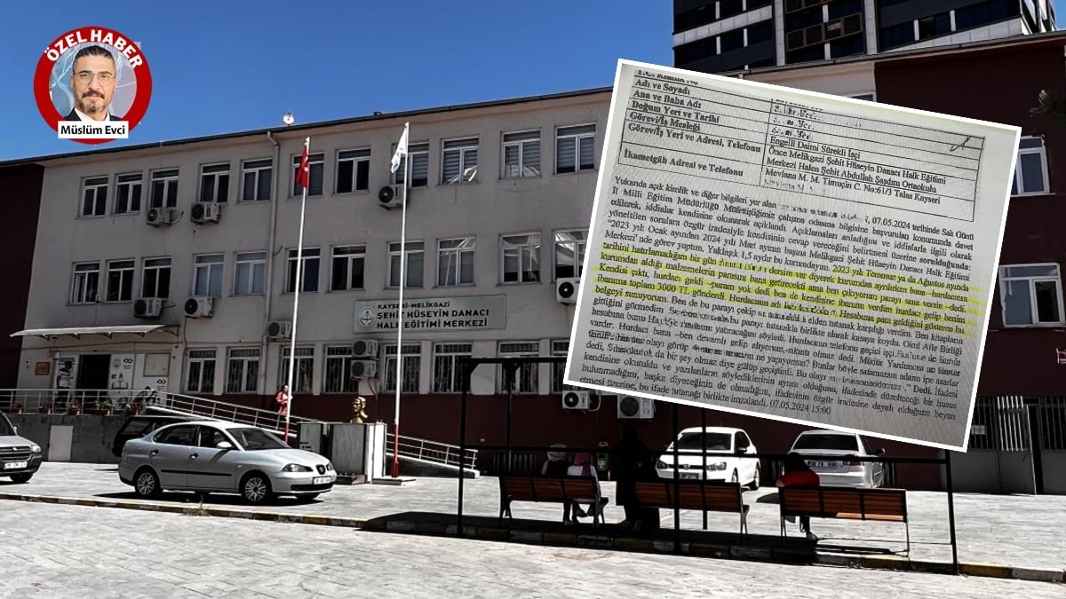 Halk eğitim merkezinde skandal! Hurdaları satıp, parayı hesaplarına geçmişler
