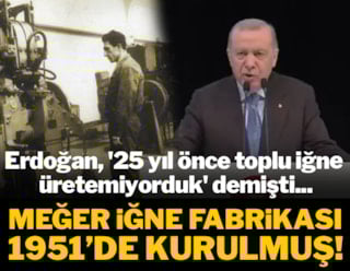 ¡Resulta que la fábrica de agujas se fundó en 1951!