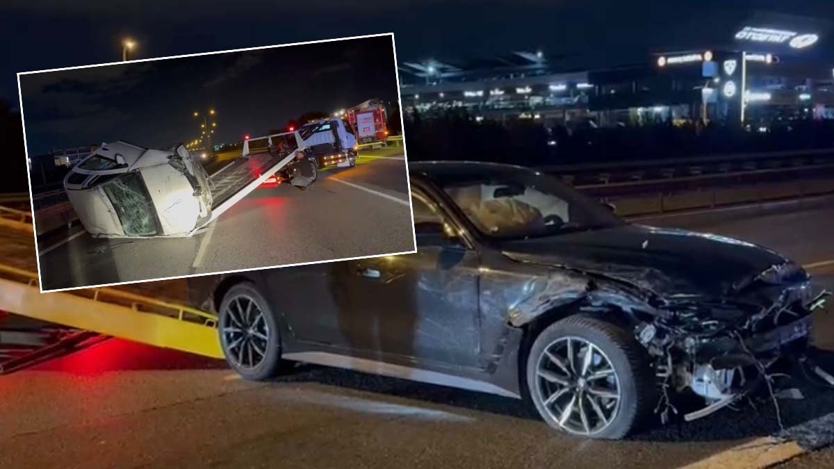 TEM Otoyolu'nda zincirleme kaza: 4 yaralı