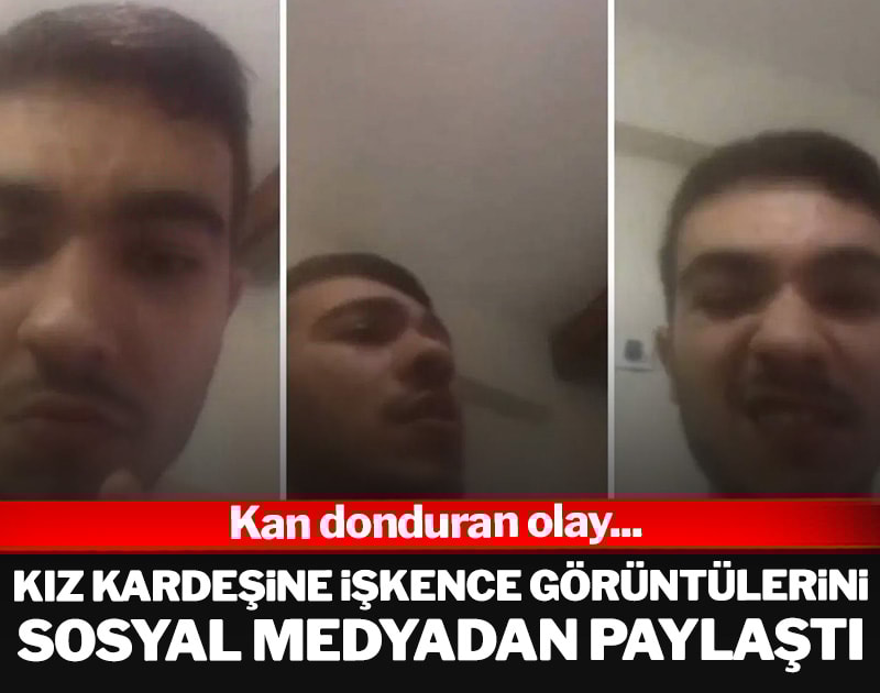 Manisa’da kan donduran olay: Kız kardeşine işkence görüntülerini sosyal medyadan paylaştı