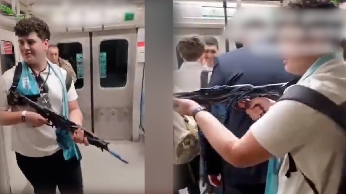 Aklınca eğlendi: İstanbul'da metroyu karıştıran oyuncak tüfekli çocuk!