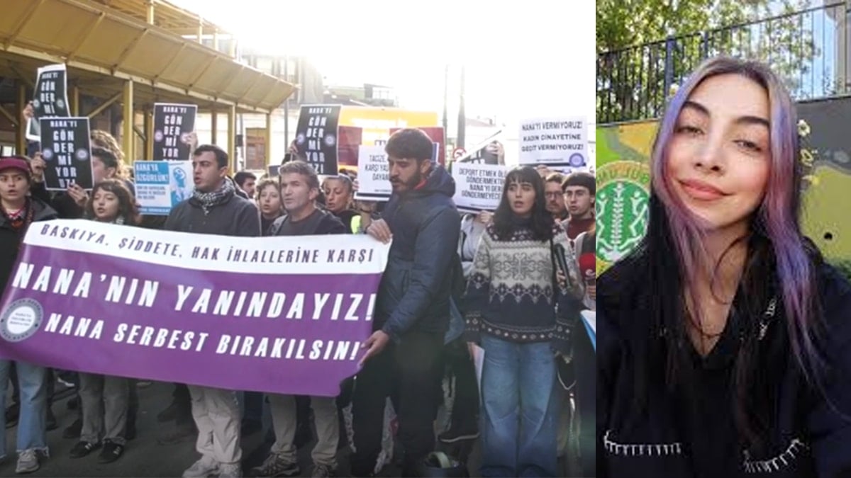 Üniversite arkadaşları Nana için sokağa indi