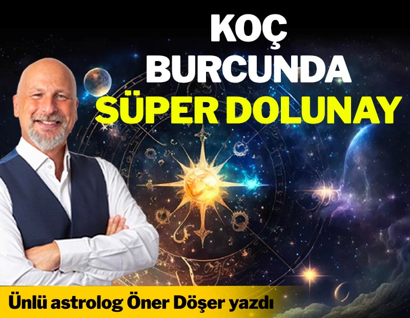 Koç burcunda süper dolunay