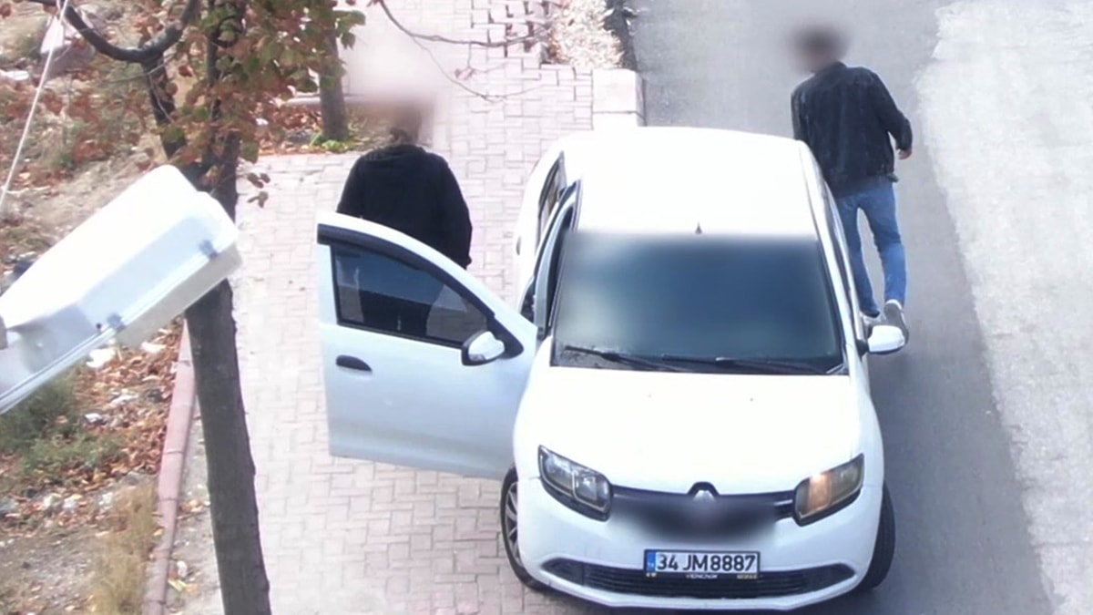 Polisi kandırmaya çalıştı, drona yakalandı