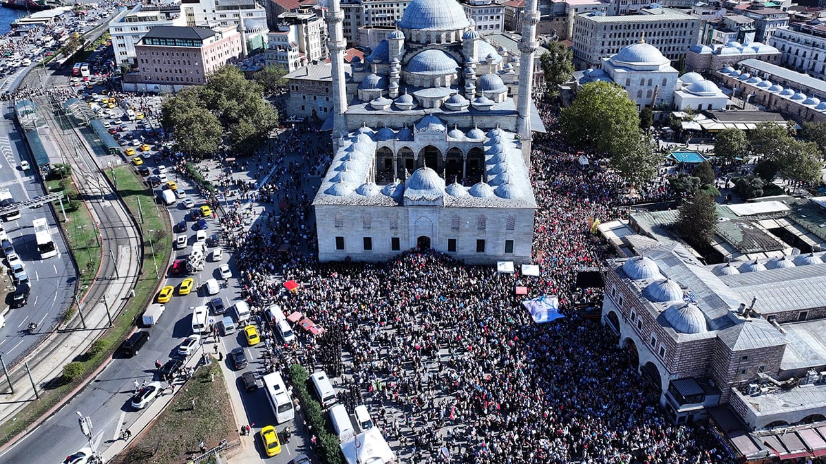 Gazze için tek yürek