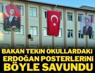 Yusuf Tekin: “Los carteles de Erdoğan en las escuelas son una obligación constitucional”.