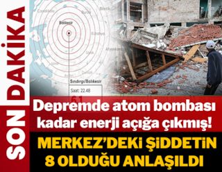 ¡El terremoto liberó tanta energía como una bomba atómica! ¡Se determinó que la magnitud en el centro fue 8!