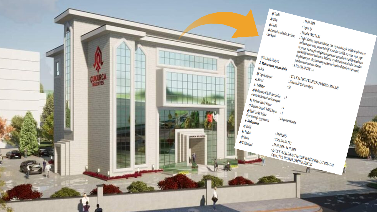‘Peyzajı’ afet gibi gösterdiler, ihaleyi tek firmaya verdiler