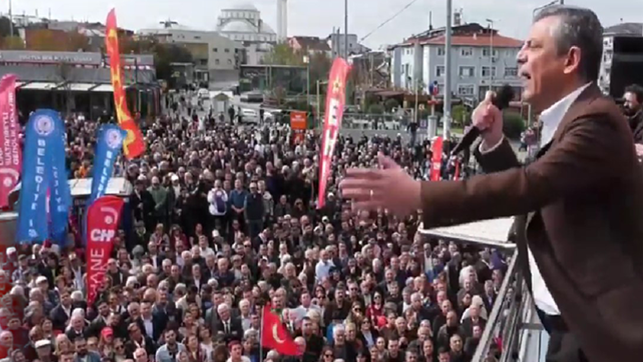 Özgür Özel Çağlayan'da konuşuyor. Canlı yayınlıyoruz