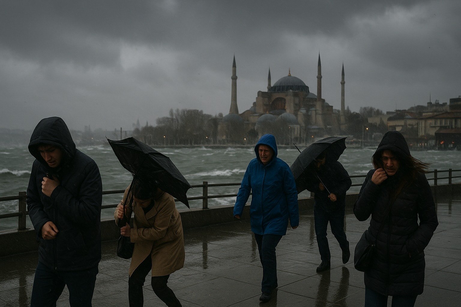 İstanbul için felaket uyarısı yapıldı! Fırtına alarmını Valilik verdi