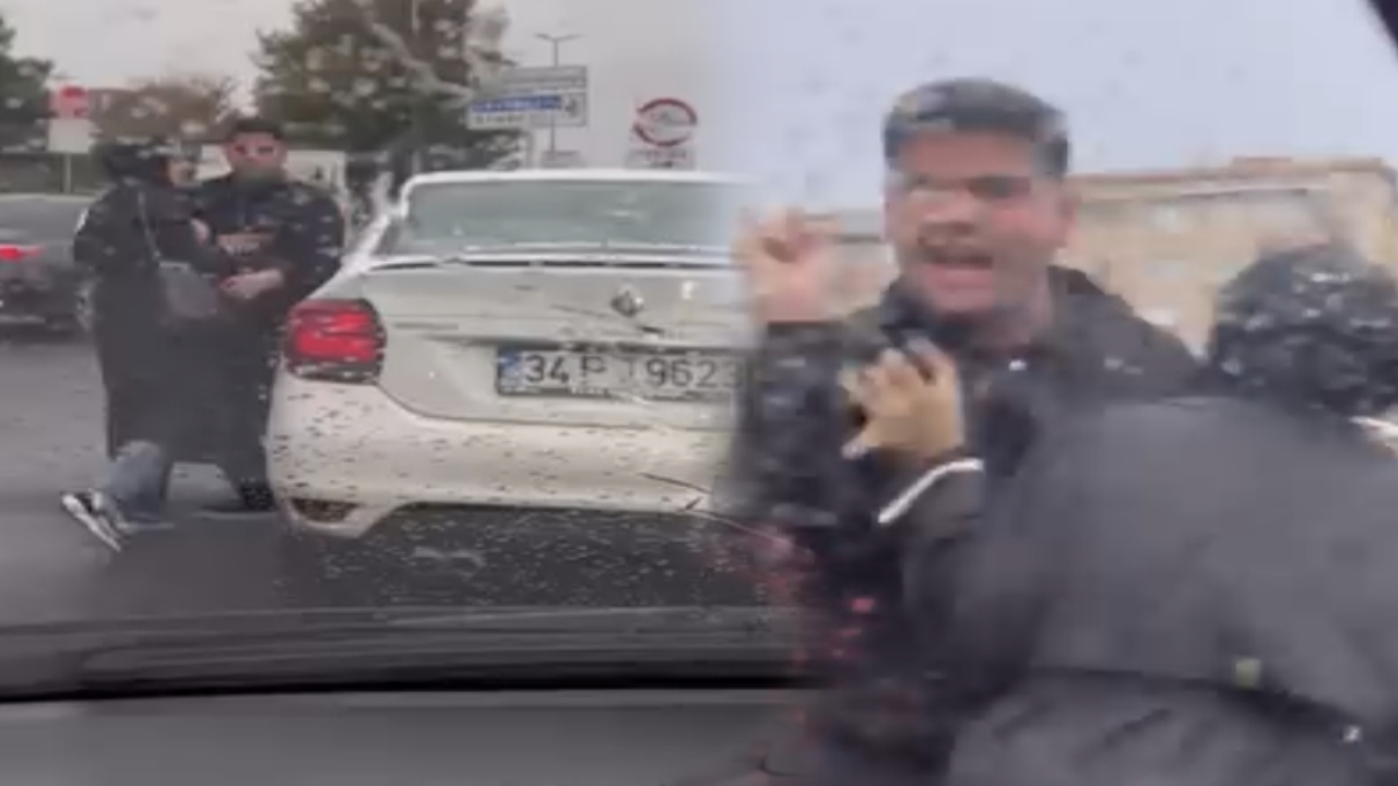 Kadıköy'deki trafik kavgası kamerada
