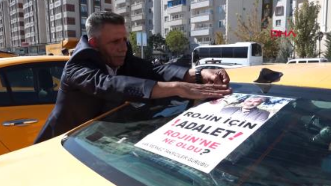 Van'da taksicilerden Rojin için eylem!