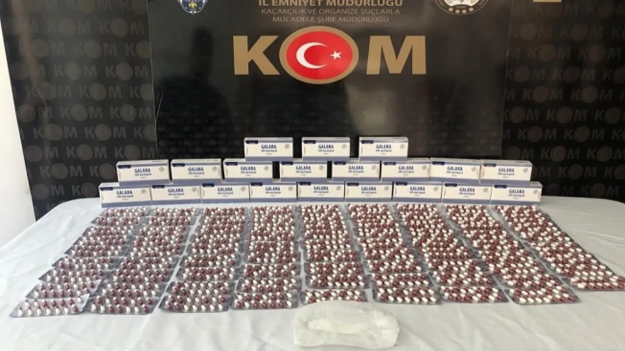Malatya'da 22 bin 240 uyuşturucu hap yakalandı