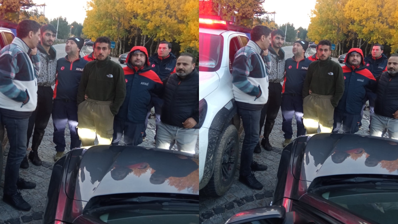 Uludağ'da kaybolan 2 kişi, 10 saat sonra bulundu