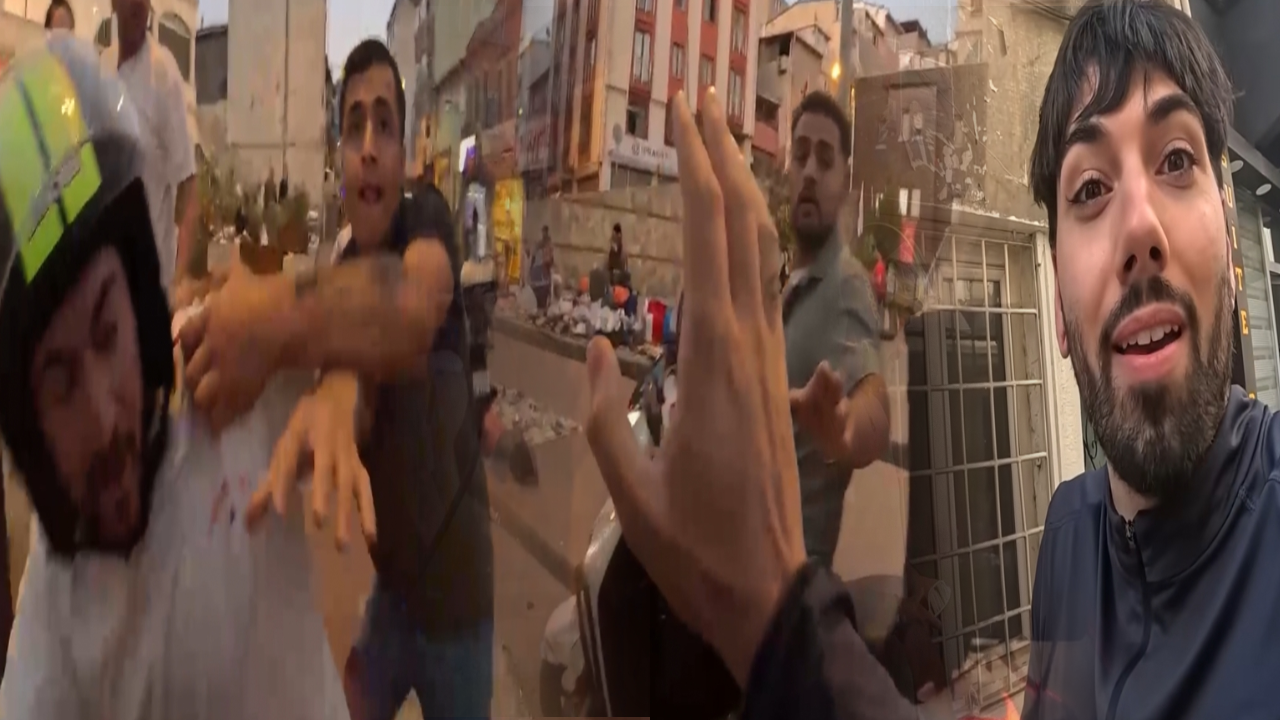 Beyoğlu'nda İspanyol Youtuber'i takip edip dövdüler: