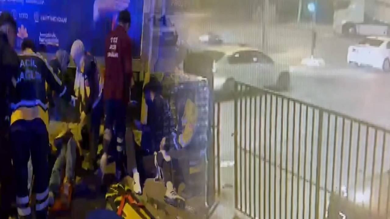 Sultanbeyli'de motosiklet TIR'la çarpıştı: Feci kaza kamerada!
