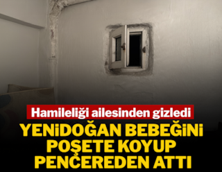 Она скрыла свою беременность от семьи: положила новорожденного ребенка в сумку и выбросила ее в окно.