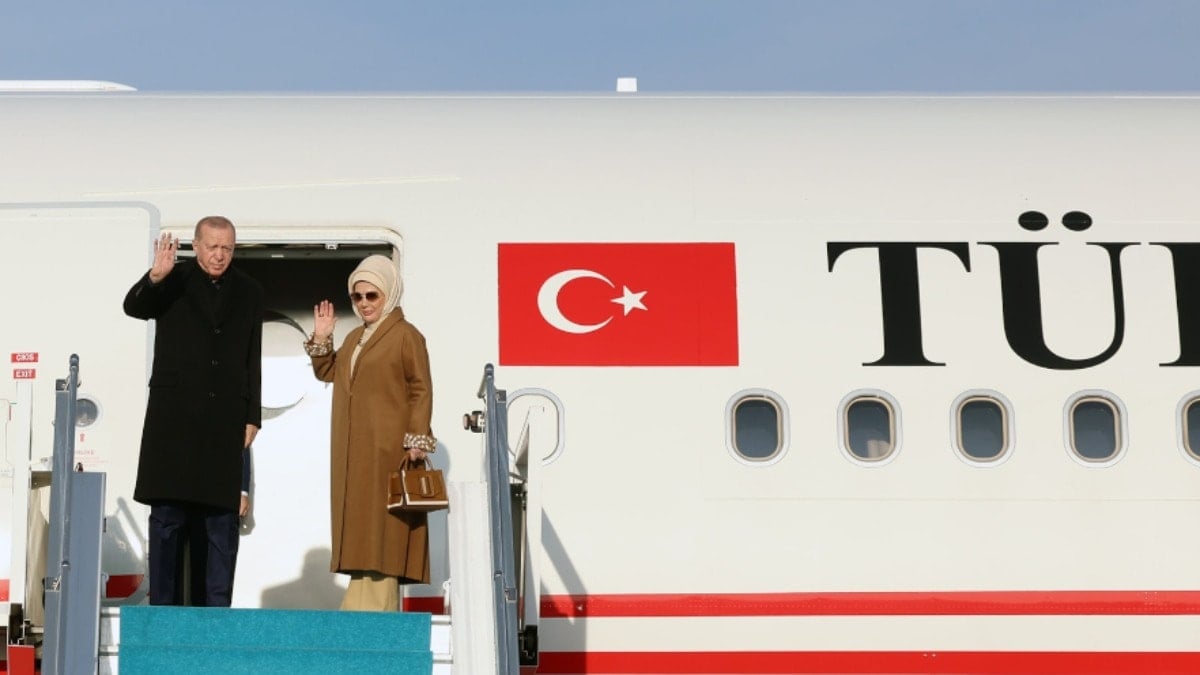 Erdoğan, Güney Afrika'ya gitti