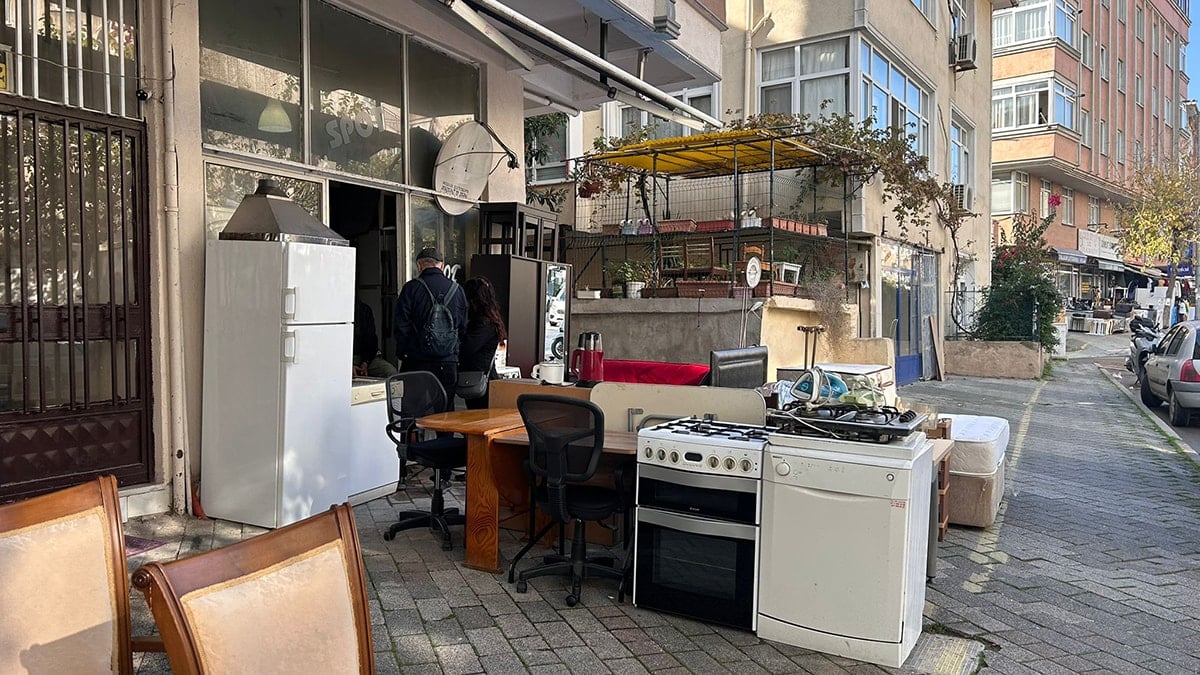 İkinci el beyaz eşya reyonu