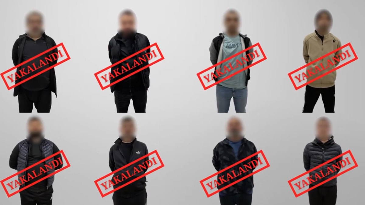 8 suçlu Türkiye'de