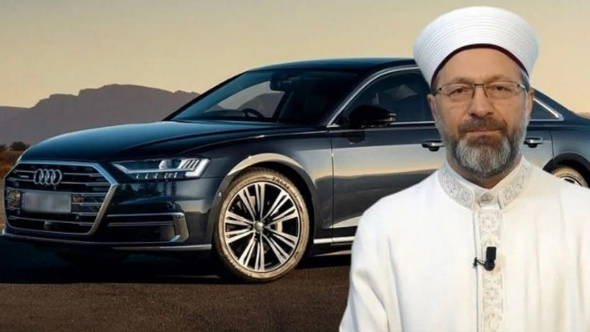 Audi’si demirle takas edilmiş