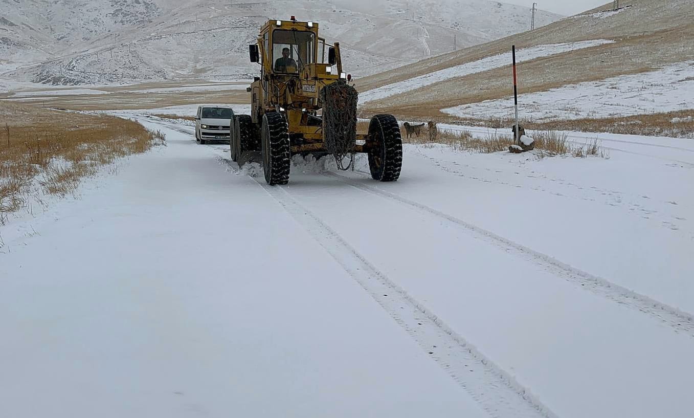 Türkiye'nin doğusuna kar yağdı