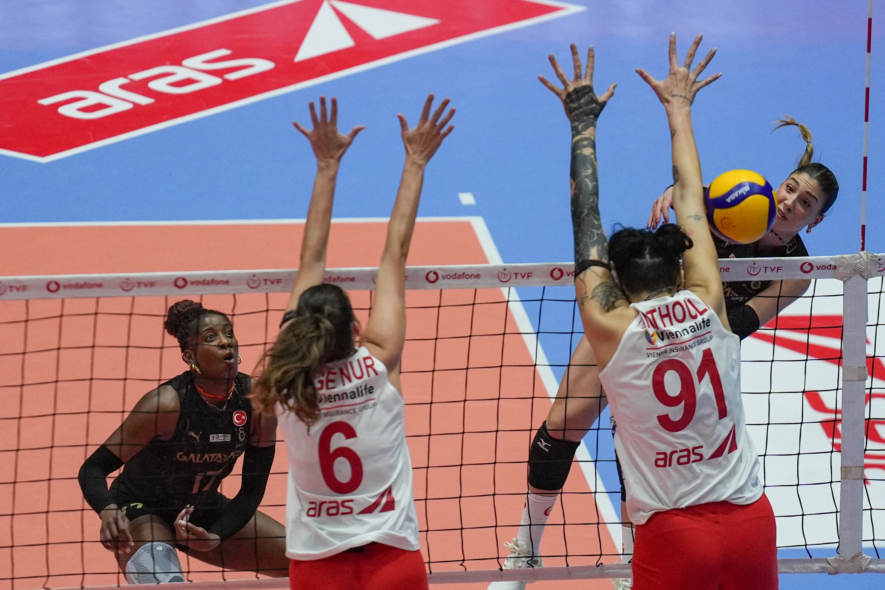 Galatasaray Daikin deplasmanda kazandı