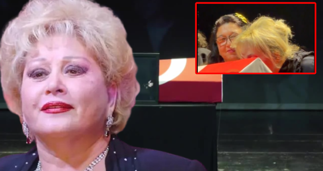 Ünlü sanatçı Muazzez Abacı'nın tabutuna sarılıp hüngür hüngür ağladı