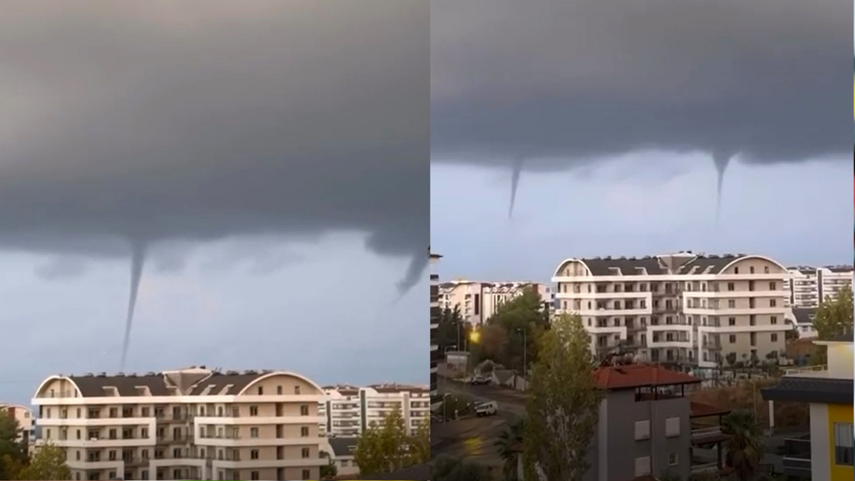Türkiye, Antalya'da çekilen bu ürkütücü fotoğrafı konuşuyor