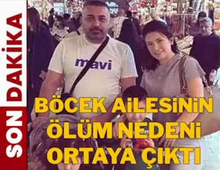 Son Dakika: Böcek ailesinin ölüm nedeni belli oldu