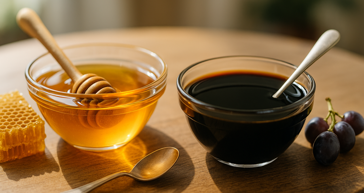 chatgpt-image-7-kas-2025-153825png-0uDo9YpYlUqNV4KfijfuxA Kahvaltı sofralarının vazgeçilmezi: Bal mı daha faydalı, pekmez mi?