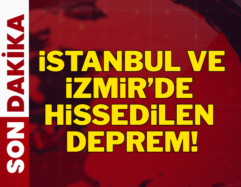Землетрясение ощущалось в Стамбуле и Измире!