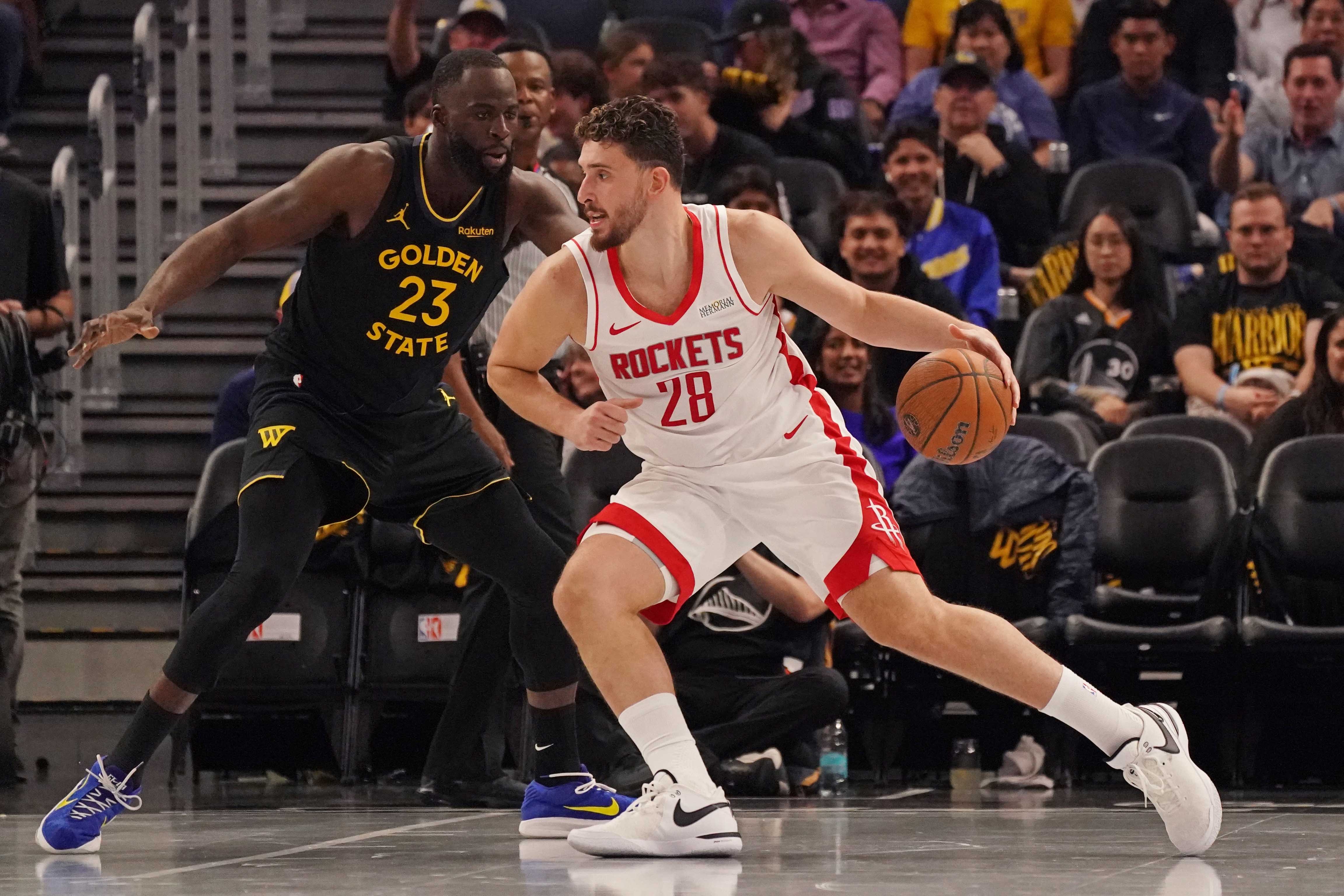 Alperen 16 sayı attı! Rockets, Warriors'ı yıktı