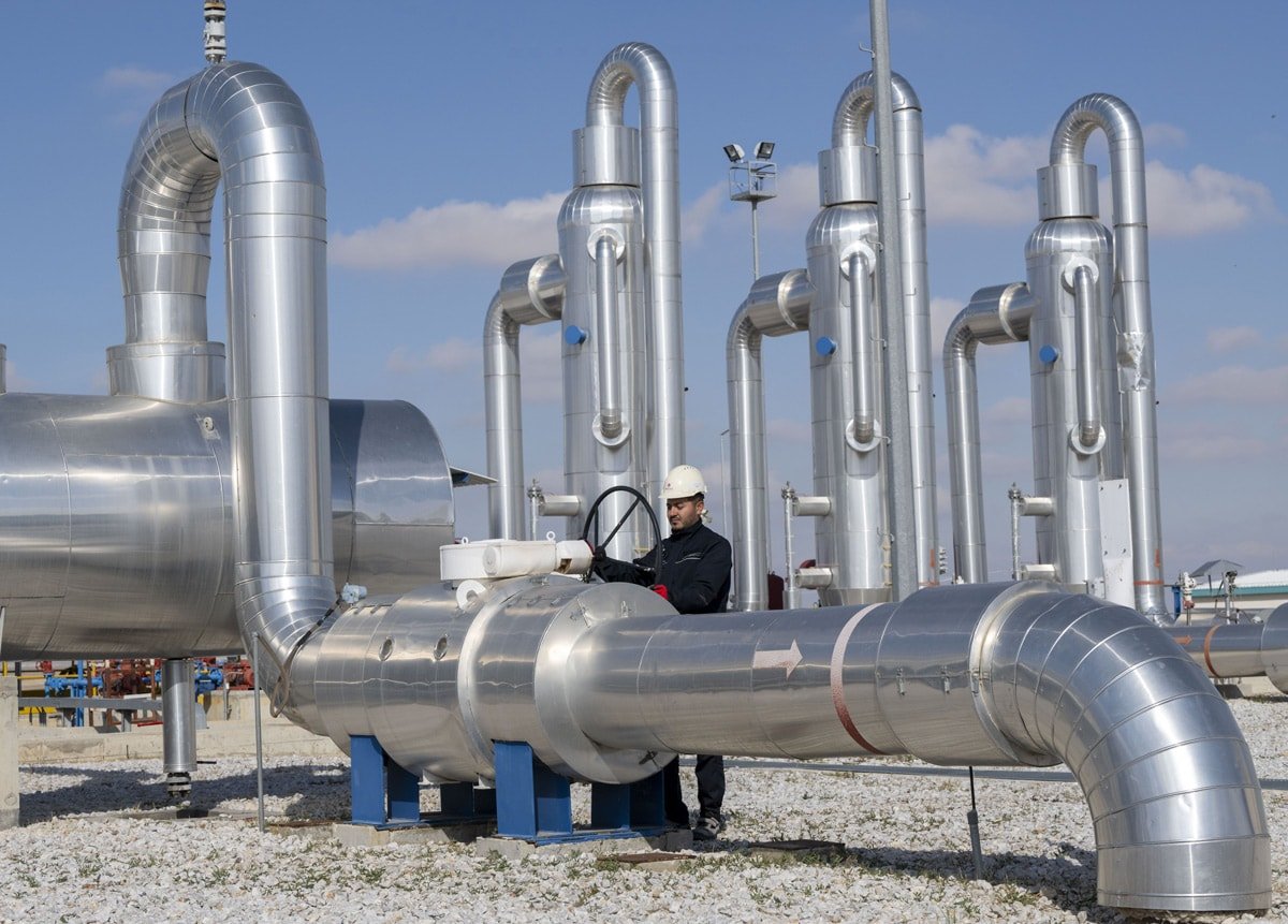 Doğalgaz altyapı çalışması