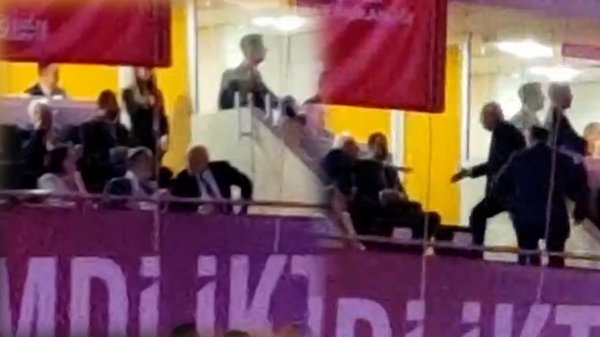 Erdoğan videosunu gören AKP'li Elitaş salonu terk etti!