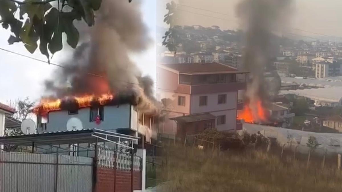 Yalova’da müstakil evde yangın