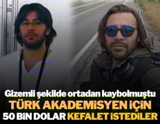 Hij verdween op mysterieuze wijze: er werd een borgtocht van $ 50.000 geëist voor de Turkse academicus