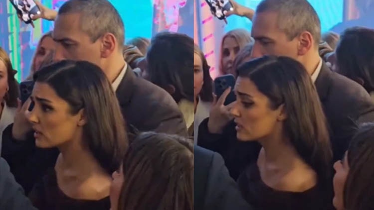 Hande Erçel'den küçük hayranına kaba davranan korumaya sert çıkış