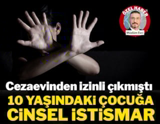 Toen hij met verlof uit de gevangenis werd vrijgelaten, pleegde hij seksueel misbruik op een 10-jarig meisje