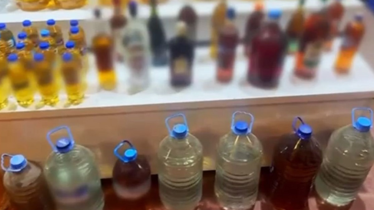 Bursa'da 227 litre sahte içki ele geçirildi