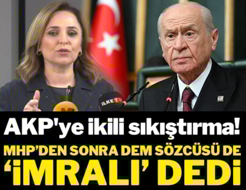 MHP'den sonra DEM Sözcüsü de 'İmralı' dedi