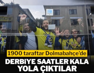 Они прибыли на автобусе за несколько часов до дерби.