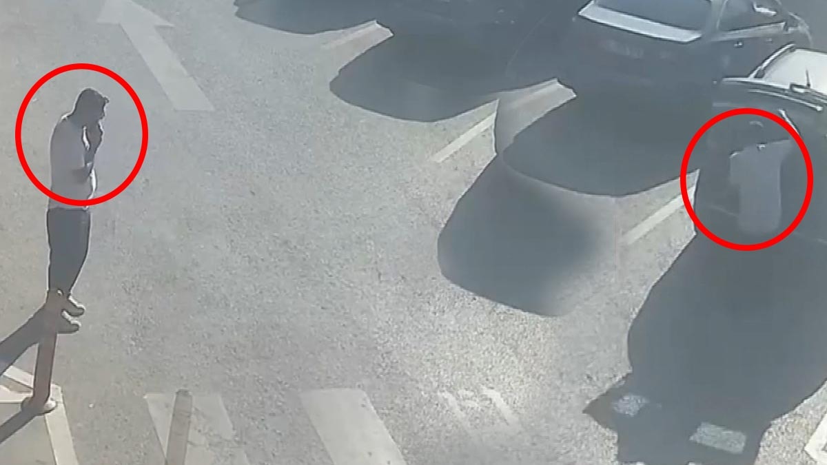 İstanbul'da bir otoparktaki araçtan laptopu böyle çaldı