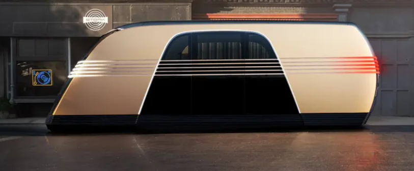 Robovan iç mekan ve modüler kullanım konsepti